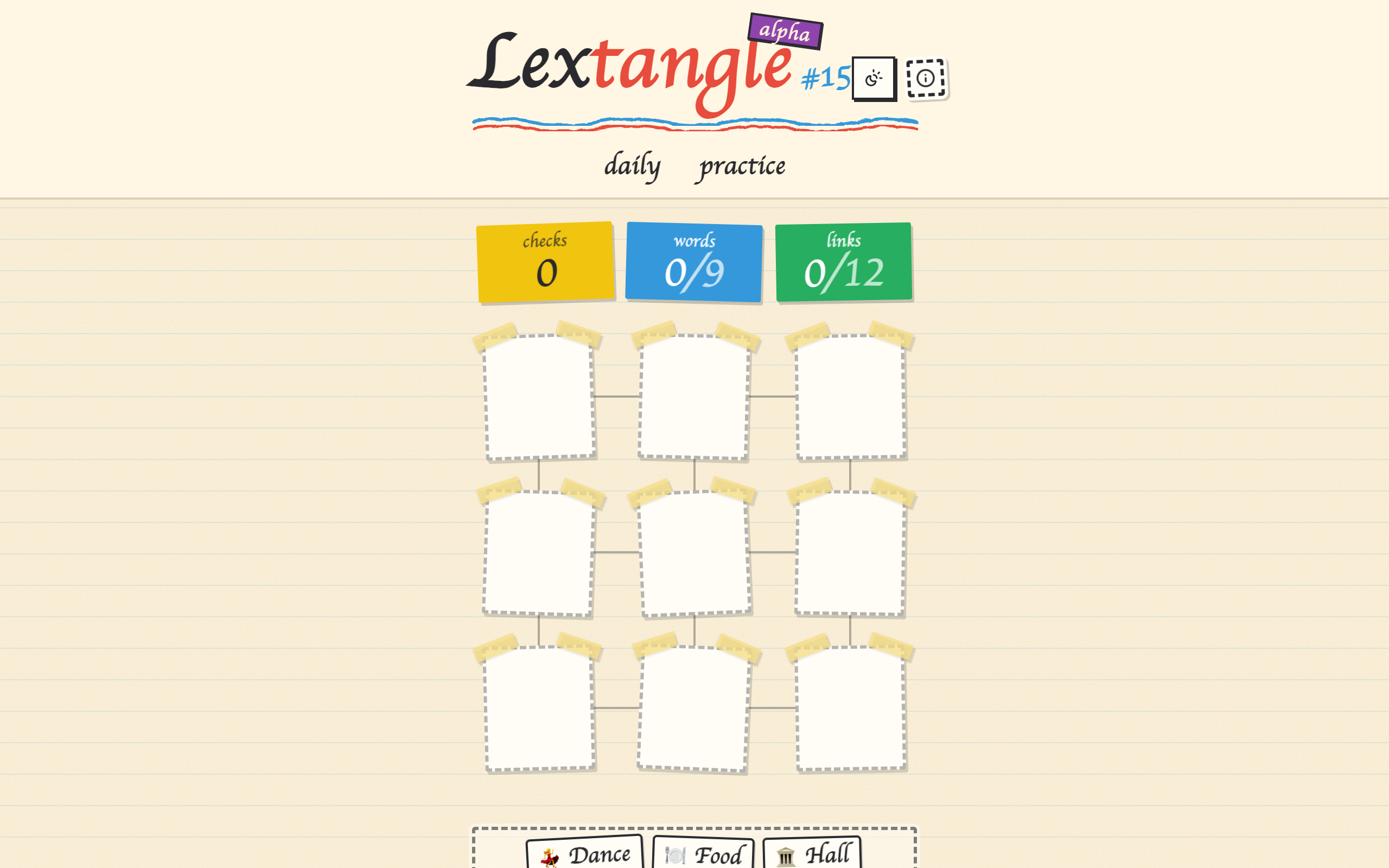 Tangle Word Example Lextangle - Word Connection Puzzle